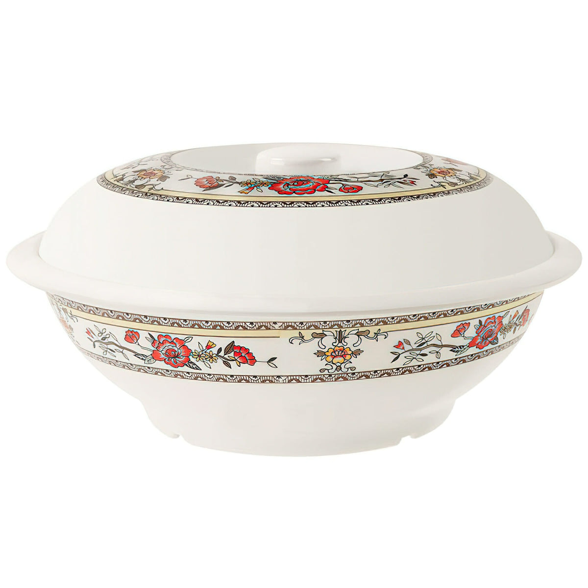 G.E.T. Enterprises KT-050-CG GET Garden Melamine Bowl, 2.1875 qt., White, 12/Pack - Default Title