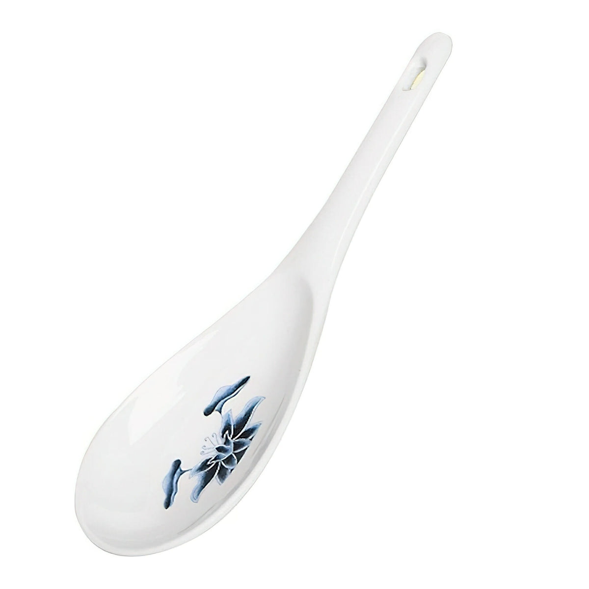 G.E.T. Enterprises KT-101-B GET Water Lily Melamine Rice Ladle, 2 oz., White, 24/Case - Default Title