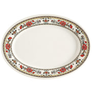 G.E.T. Enterprises M-4010-CG GET Garden Melamine Platter, 12" x 16 1/4", White, 12/Pack - Default Title