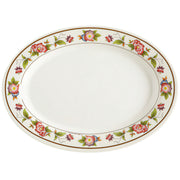 G.E.T. Enterprises M-4020-TR GET Tea Rose Melamine Platter, 10" x 14", Ivory, 12/Pack - Default Title