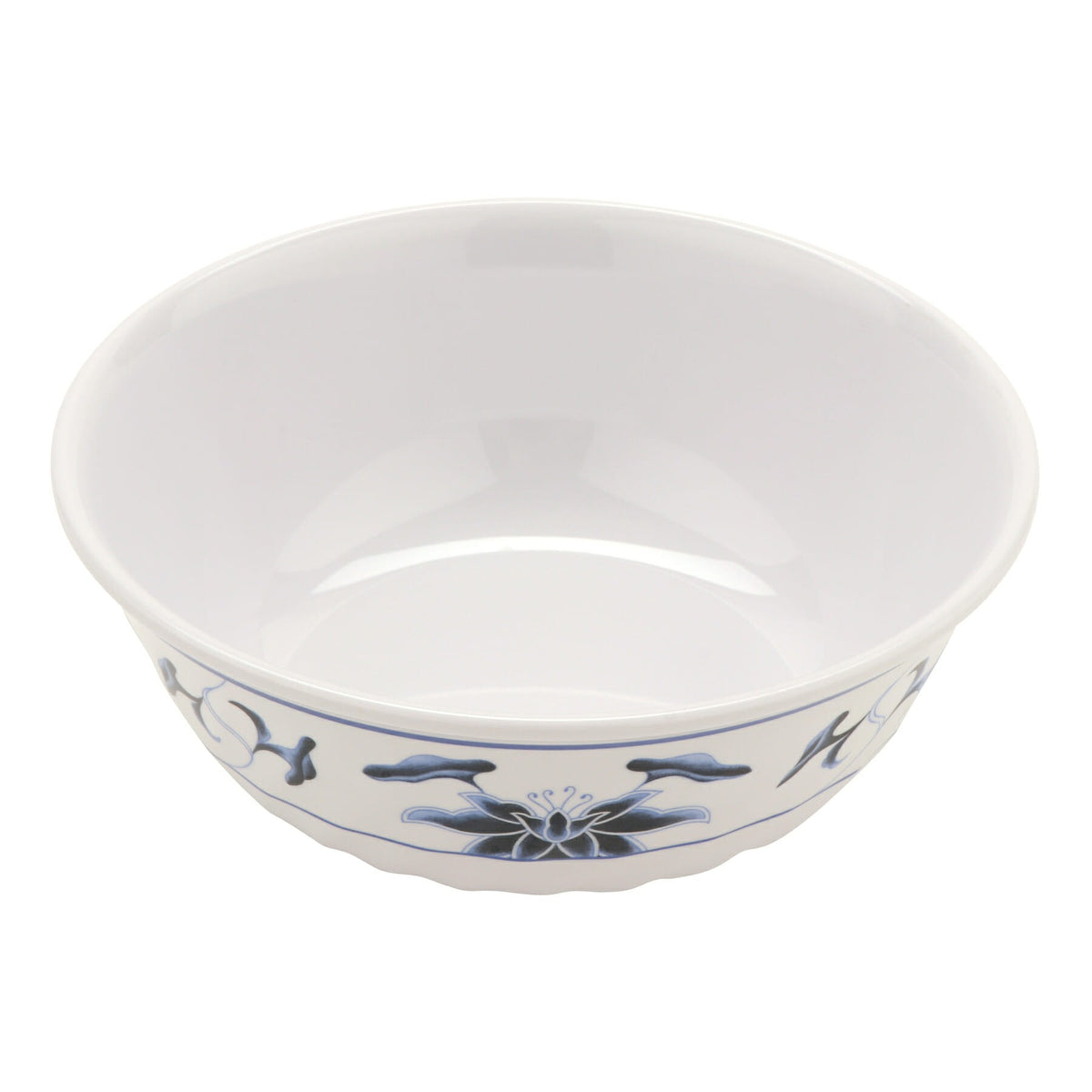 G.E.T. Enterprises M-609-B GET Water Lily Melamine Bowl, 2.3125 qt., White, 12/Pack - Default Title