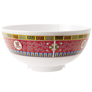 G.E.T. Enterprises M-707-L GET Dynasty Longevity Melamine Bowl, 1.25 qt., Red, 12/Case - Default Title