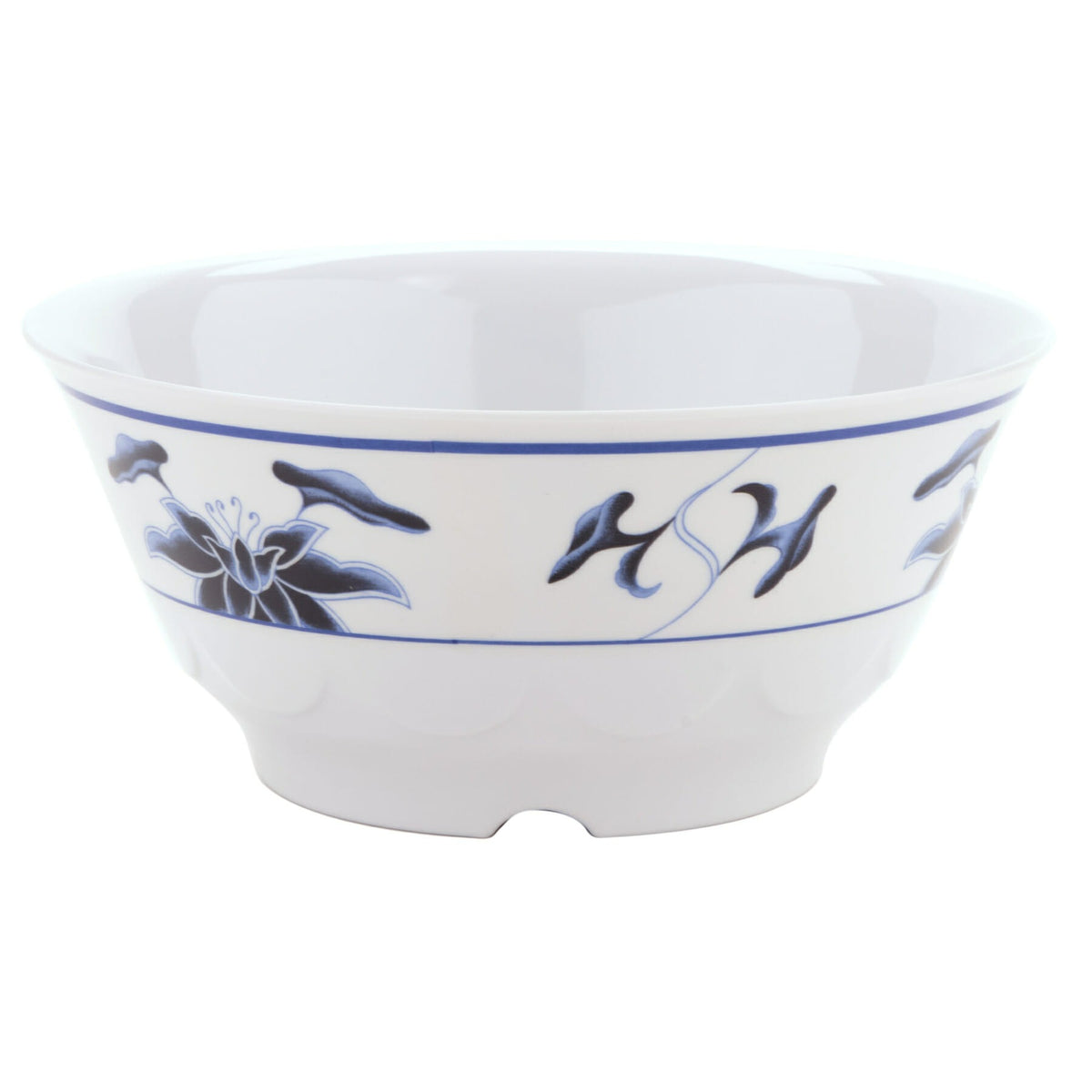 G.E.T. Enterprises M-806-B GET Water Lily Melamine Bowl, 24 oz., White, 12/Pack - Default Title