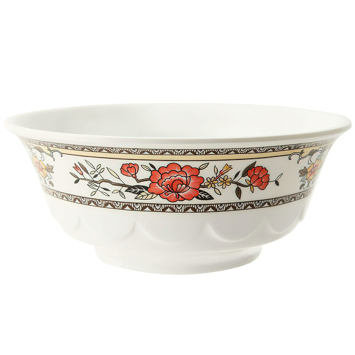 G.E.T. Enterprises M-807-CG GET Garden Melamine Bowl, 32 oz., White, 12/Pack - Default Title