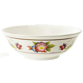 G.E.T. Enterprises M-812-TR GET Tea Rose Melamine Bowl, 1.6 qt., Ivory, 12/Pack - Default Title