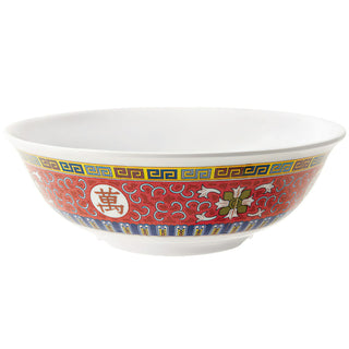 G.E.T. Enterprises M-813-L GET Dynasty Longevity Melamine Bowl, 2.3 qt., Red, 12/Case - Default Title