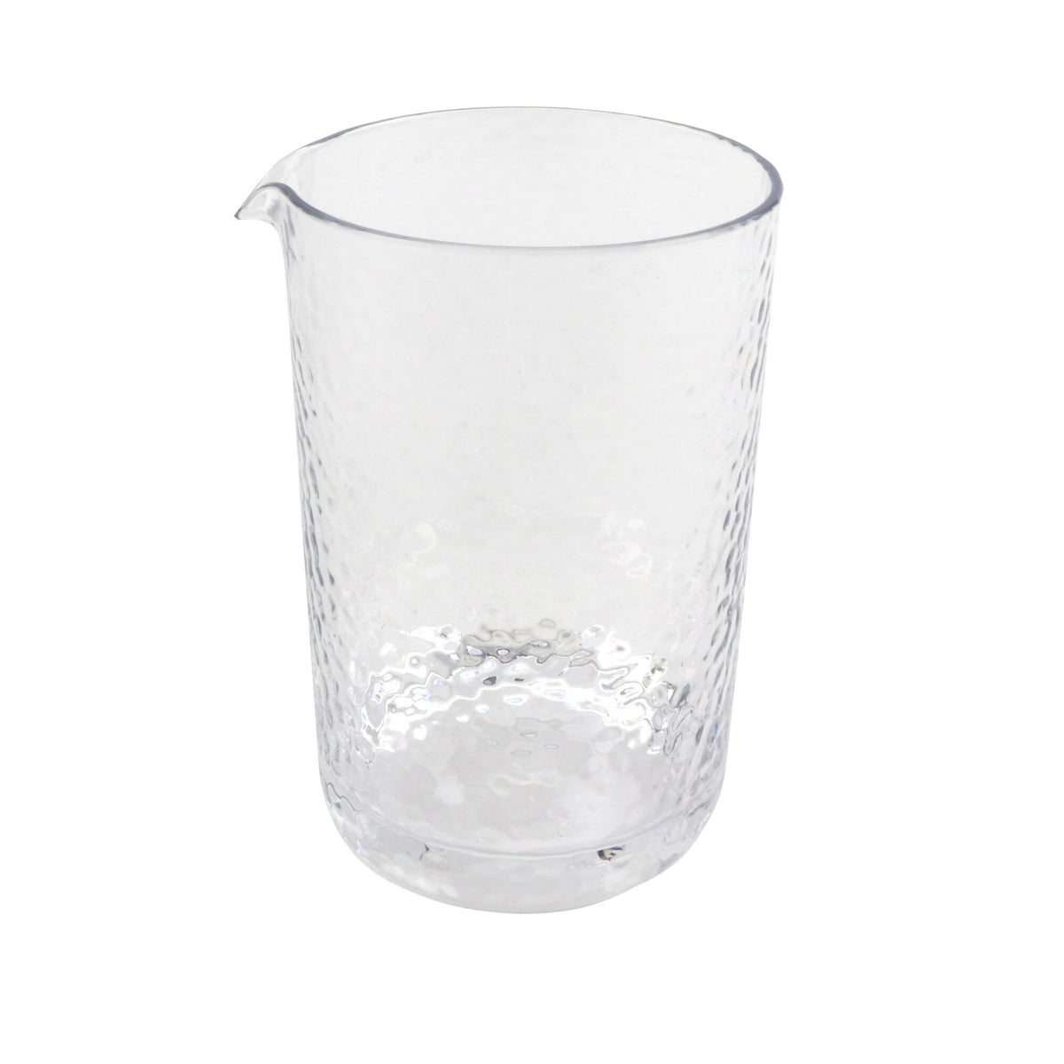 G.E.T. Enterprises MB-20-CL GET Hammered SAN Plastic Mixing Glass, 20 oz., Clear, 24/Case - Default Title