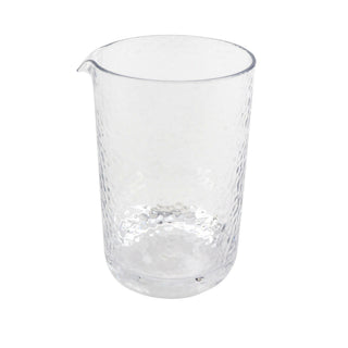 G.E.T. Enterprises MB-20-CL GET Hammered SAN Plastic Mixing Glass, 20 oz., Clear, 24/Case - Default Title