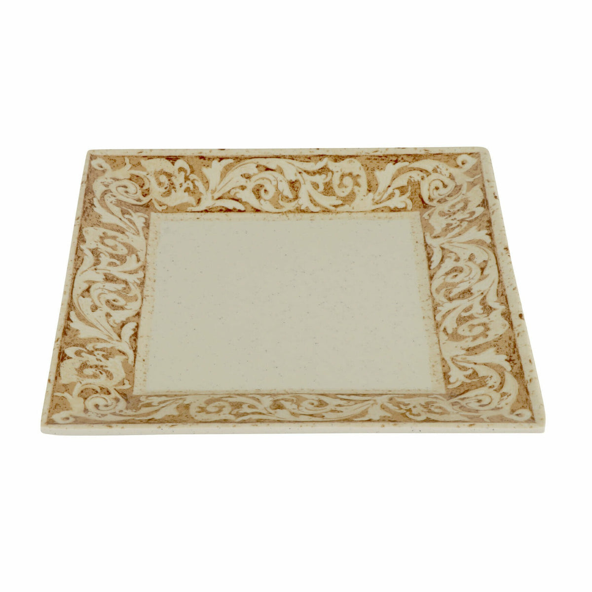 G.E.T. Enterprises ML-103-OL GET Olympia Melamine Plate, 8" x 8", Beige, 12/Case - Default Title