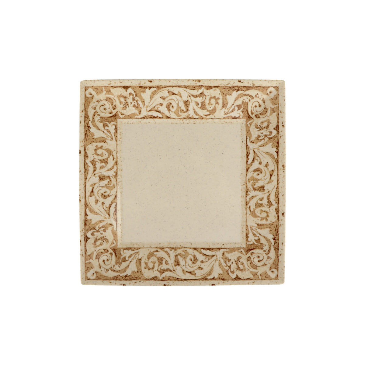 G.E.T. Enterprises ML-104-OL GET Olympia Melamine Plate, 10" x 10", Beige, 12/Case - photo 2