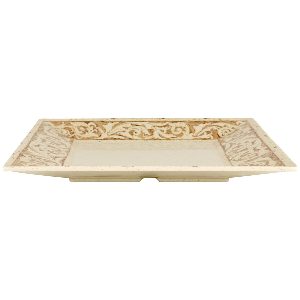 G.E.T. Enterprises ML-104-OL GET Olympia Melamine Plate, 10" x 10", Beige, 12/Case - photo 3