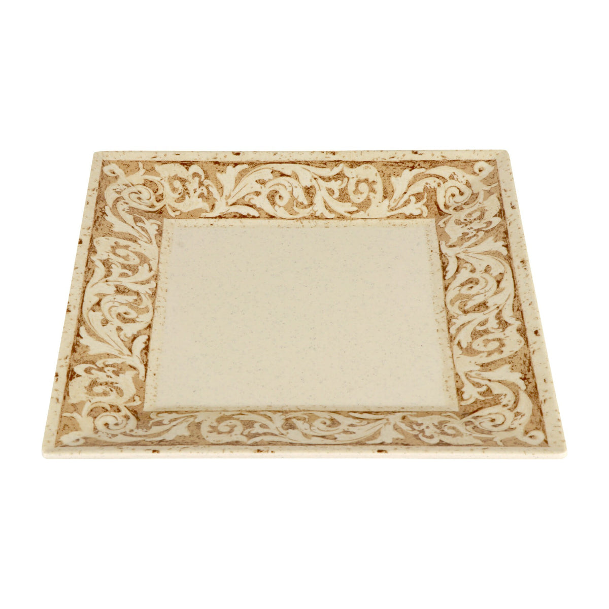 G.E.T. Enterprises ML-104-OL GET Olympia Melamine Plate, 10" x 10", Beige, 12/Case - Default Title