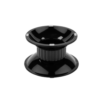 G.E.T. Enterprises ML-106-BK GET Melamine Pedestal, 6 9/10" Diameter, Black, 3/Case - Default Title