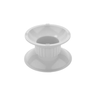 G.E.T. Enterprises ML-106-W Melamine Pedestal, 6 7/8" Diameter, White, 3/Pack - Default Title