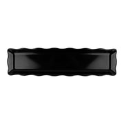 G.E.T. Enterprises ML-129-BK GET Bake and Brew Melamine Tray, 5 1/4" x 21", Black, 12/Pack - photo 2