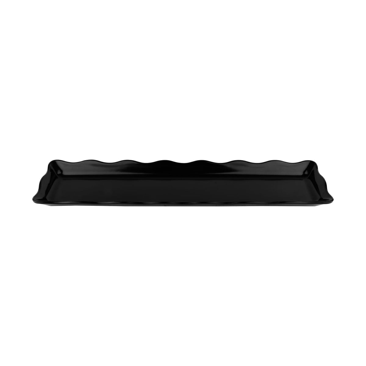 G.E.T. Enterprises ML-129-BK GET Bake and Brew Melamine Tray, 5 1/4" x 21", Black, 12/Pack - Default Title