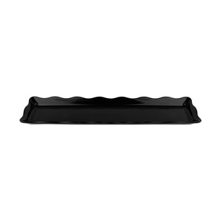 G.E.T. Enterprises ML-129-BK GET Bake and Brew Melamine Tray, 5 1/4" x 21", Black, 12/Pack - Default Title