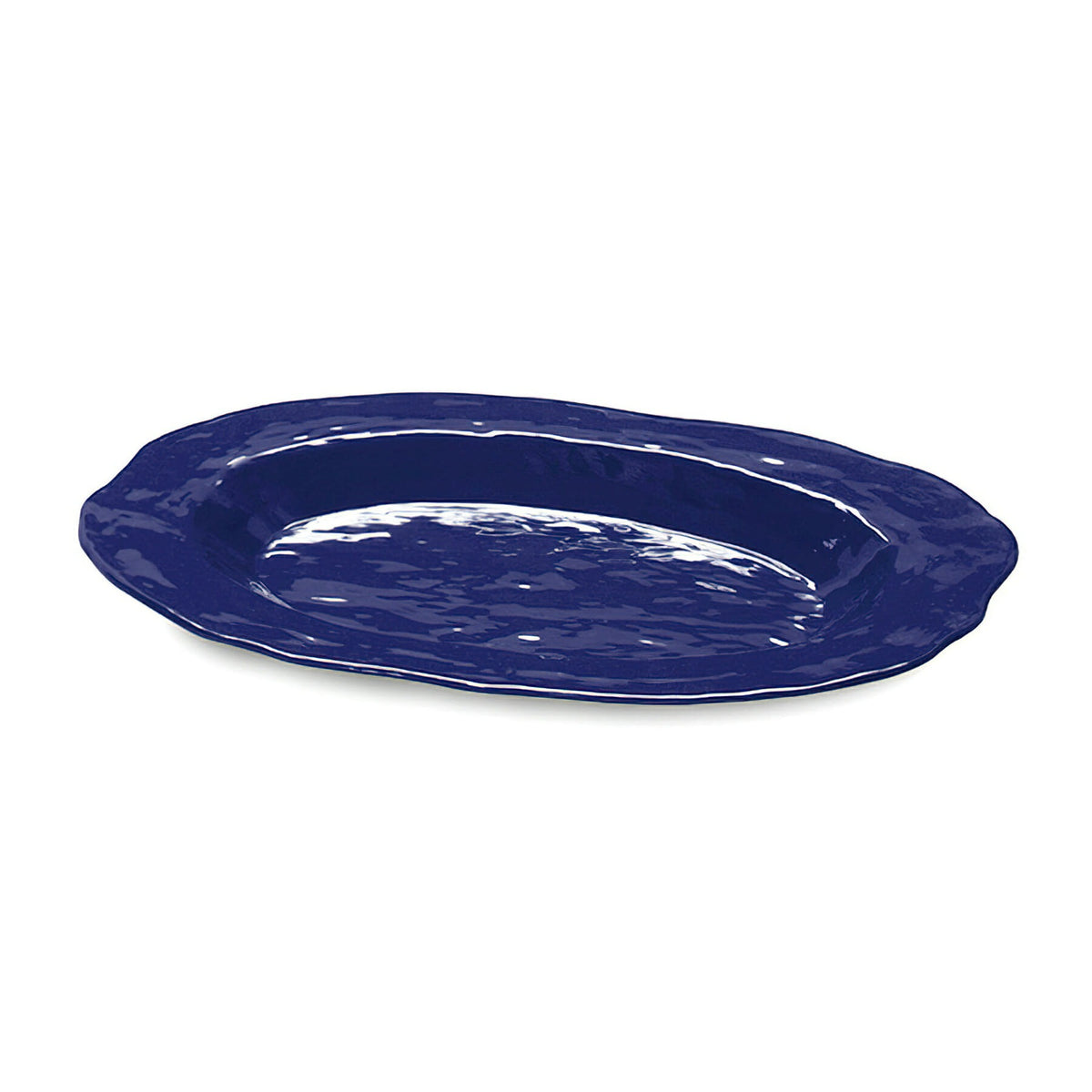 G.E.T. Enterprises ML-137-CB GET New Yorker Melamine Platter, 13" x 17 3/4", Blue - Default Title