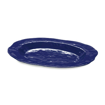 G.E.T. Enterprises ML-137-CB GET New Yorker Melamine Platter, 13" x 17 3/4", Blue - Default Title