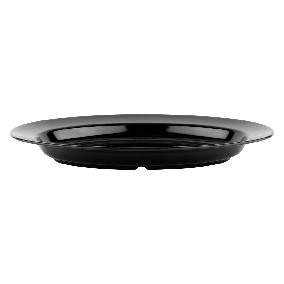 G.E.T. Enterprises ML-15-BK GET Milano Melamine Platter, 13" x 18", Black, 6/Case - photo 3