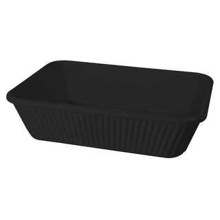 G.E.T. Enterprises ML-177 Melamine Dish, 3 qt., 3/Case - Black