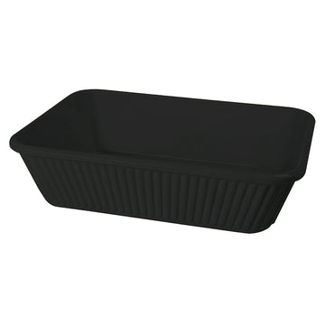 G.E.T. Enterprises ML-177 Melamine Dish, 3 qt., 3/Case - Black
