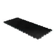 G.E.T. Enterprises ML-188-BK GET Modern Edge Melamine Tray, 9 1/2" x 23 3/4", Black - Default Title