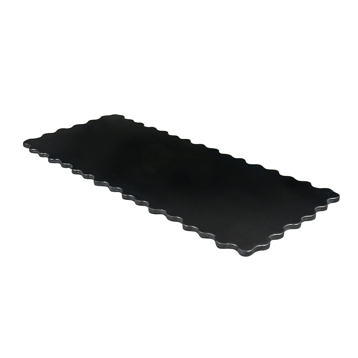 G.E.T. Enterprises ML-188-BK GET Modern Edge Melamine Tray, 9 1/2" x 23 3/4", Black - Default Title