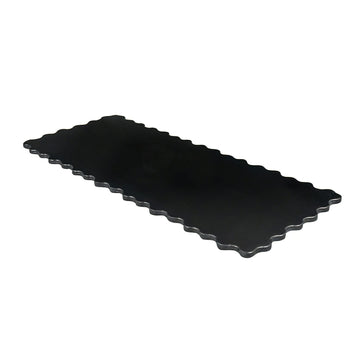 G.E.T. Enterprises ML-188-BK GET Modern Edge Melamine Tray, 9 1/2" x 23 3/4", Black - Default Title