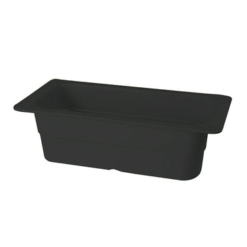 G.E.T. Enterprises ML-20-BK Melamine Food Pan, 1/3 Size, Black, 3/Case - Default Title