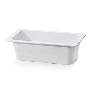 G.E.T. Enterprises ML-20-W Melamine Food Pan, 1/3 Size, White, 3/Case - Default Title