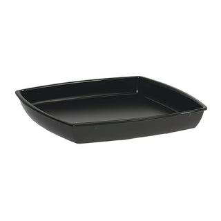 G.E.T. Enterprises ML-68-AB-BK GET Milano Melamine Bowl Insert, 28 qt., Black, 6/Case - Default Title