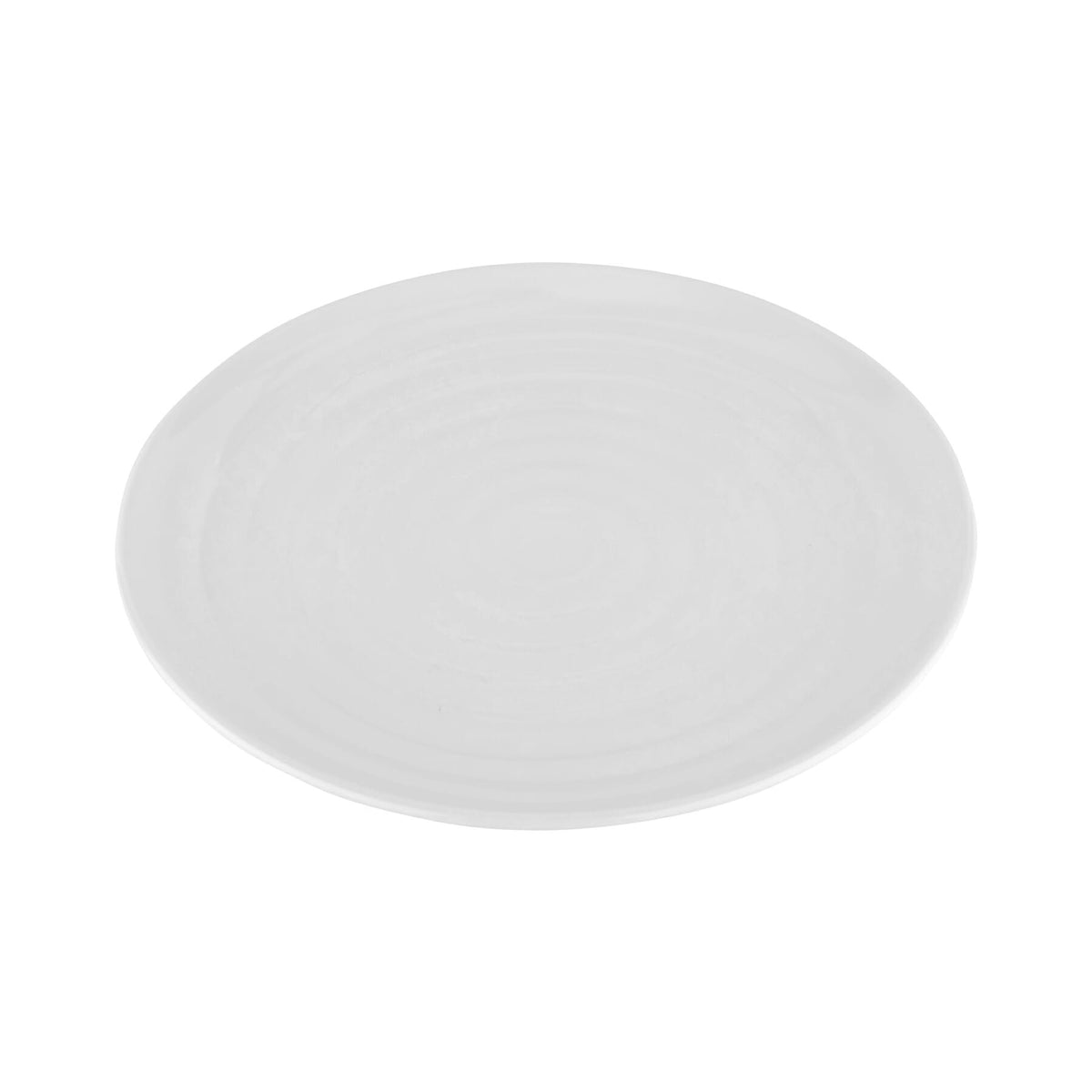 G.E.T. Enterprises GET Milano White Melamine Plate, 12/Case - 12 1/2"