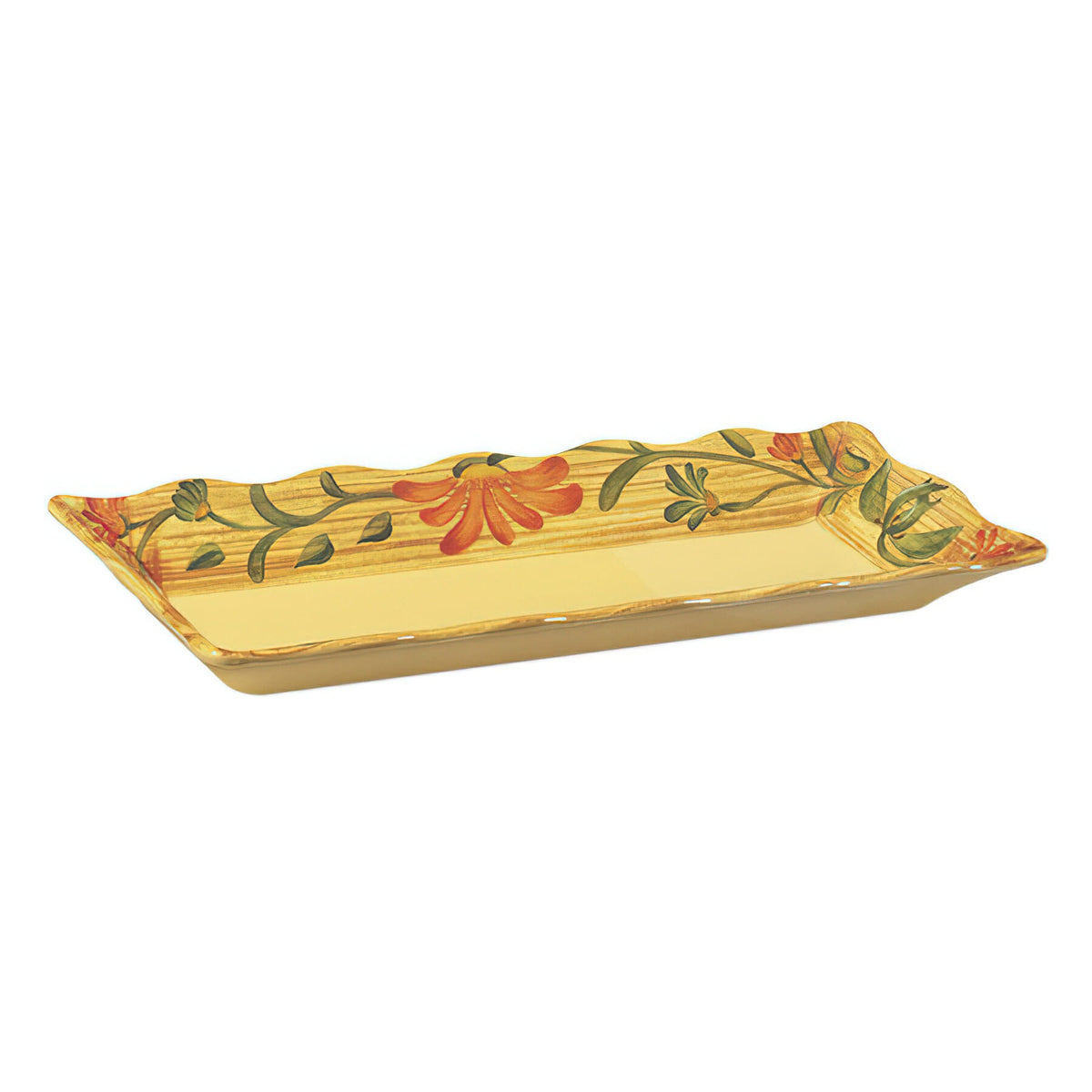 G.E.T. Enterprises ML-87 GET Bella Fresco Melamine Tray - Orange