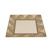 G.E.T. Enterprises ML-90-MO GET Mosaic Melamine Plate, 12" x 12", Beige, 6/Case - Default Title
