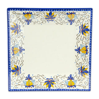 G.E.T. Enterprises ML-91-SL GET Santa Lucia Melamine Plate, 14" x 14", 6/Pack - Default Title
