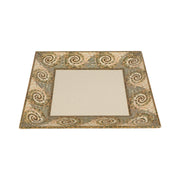 G.E.T. Enterprises ML-92-MO GET Mosaic Melamine Plate, 16" x 16", Beige, 6/Case - Default Title