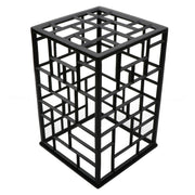 G.E.T. Enterprises GET Bugambilia Mondrian Aluminum Riser, Black - 10"