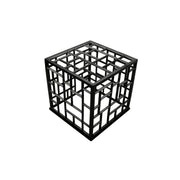 G.E.T. Enterprises GET Bugambilia Mondrian Aluminum Riser, Black - 11"