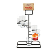G.E.T. Enterprises MTS-1496-BK Metal Display Stand, 8 1/2" x 9 1/2", Black, 3/Case - Default Title