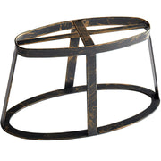 G.E.T. Enterprises MTS-OV6-AB GET Madison Avenue Metal Stand Pedestal, 6" High - Default Title
