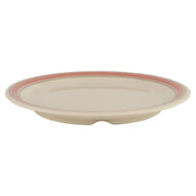 G.E.T. Enterprises NP-6-OX GET Diamond Oxford Melamine Plate, 6 1/2" Diameter, White, 48/Case - photo 2