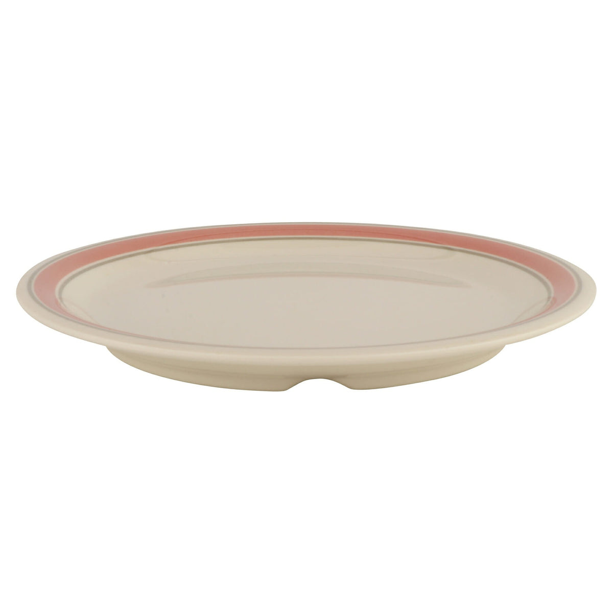 G.E.T. Enterprises NP-6-OX GET Diamond Oxford Melamine Plate, 6 1/2" Diameter, White, 48/Case - photo 2