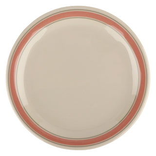 G.E.T. Enterprises NP-6-OX GET Diamond Oxford Melamine Plate, 6 1/2" Diameter, White, 48/Case - Default Title
