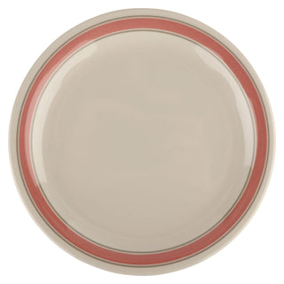 G.E.T. Enterprises NP-7-OX GET Diamond Oxford Melamine Plate, 7 1/4" Diameter, White, 48/Case - Default Title