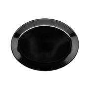 G.E.T. Enterprises OP-1080-BK GET Settlement Oasis Melamine Platter, 7 3/4" x 10", Black, 12/Case - photo 2