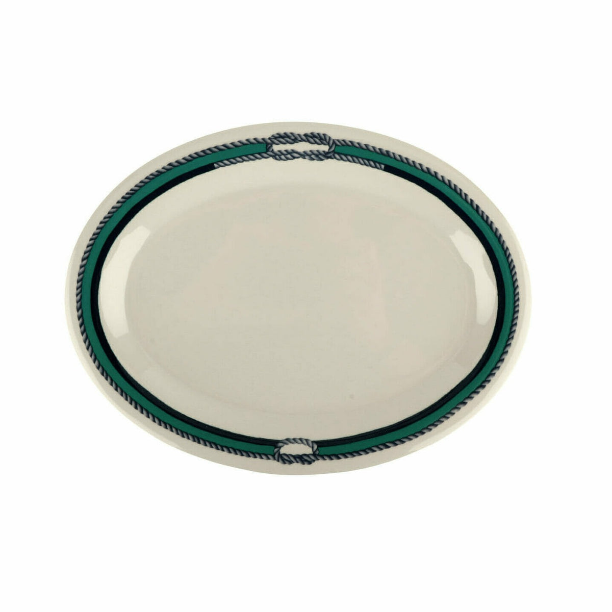 G.E.T. Enterprises OP-120 GET Diamond Barcelona Melamine Platter, 9" x 12", 12/Case - White