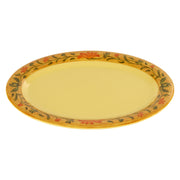 G.E.T. Enterprises OP-120 GET Diamond Barcelona Melamine Platter, 9" x 12", 12/Case - Orange