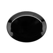 G.E.T. Enterprises OP-1300-BK GET Settlement Oasis Melamine Platter, 9 1/2" x 12", Black, 12/Case - photo 2