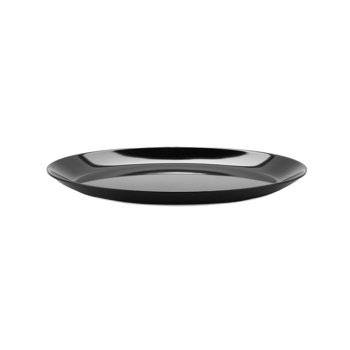 G.E.T. Enterprises OP-1300-BK GET Settlement Oasis Melamine Platter, 9 1/2" x 12", Black, 12/Case - photo 3